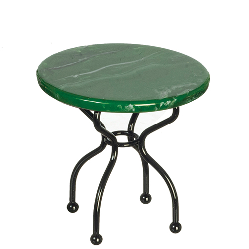 Green Marble Top Table